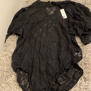 Lace Bodysuit Top